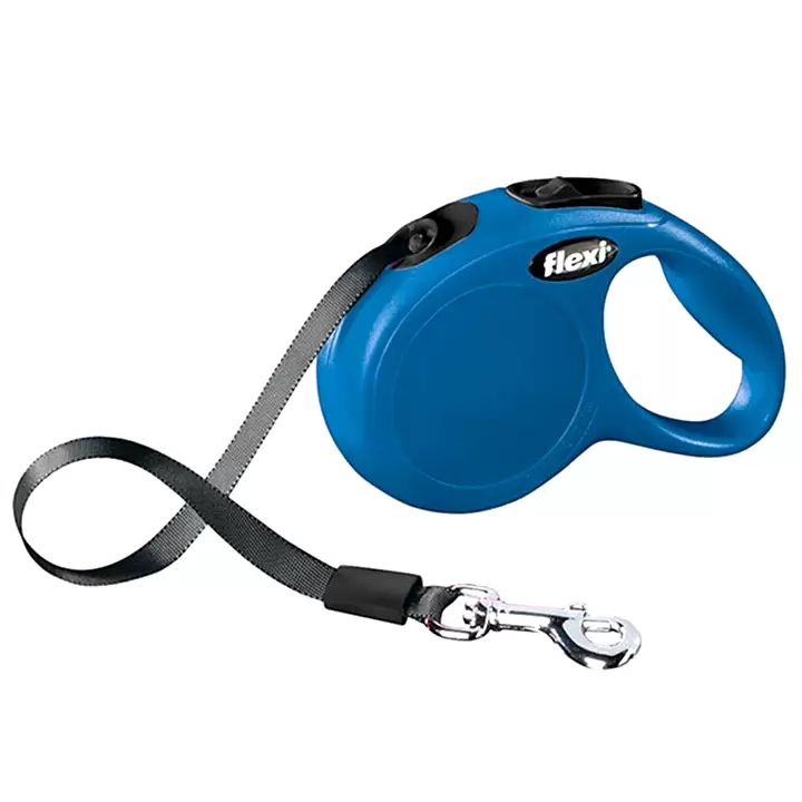 Flexi New Classic Şerit Otomatik Gezdirme Tasması Mavi [XSmall] 3m