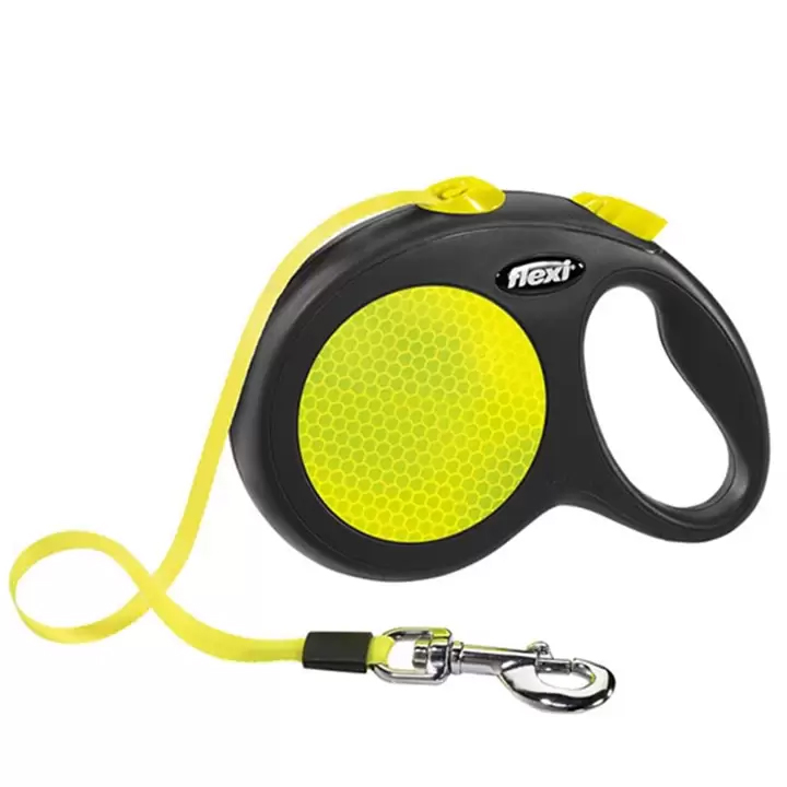 Flexi New Neon Şerit Otomatik Gezdirme Tasması [Large] 5m