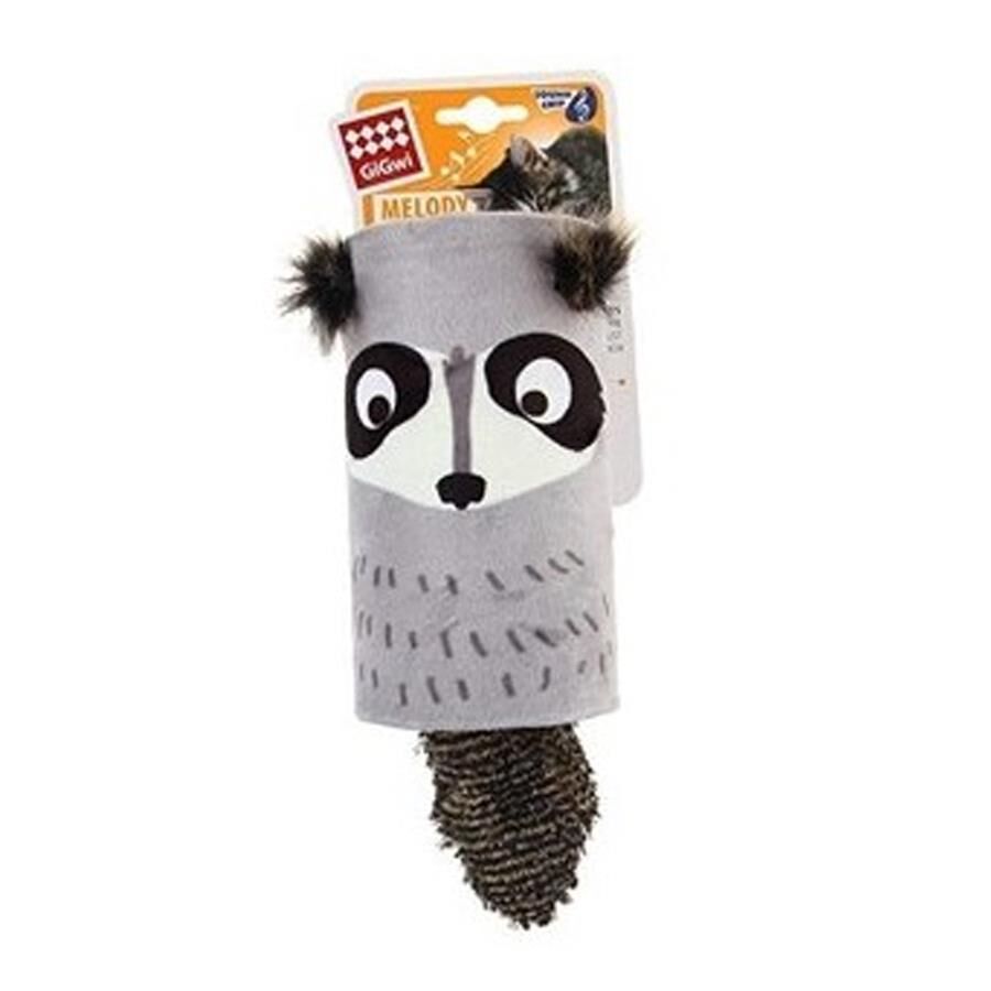 Gigwi Sesli Rakun Kedi Oyuncağı 8x15cm