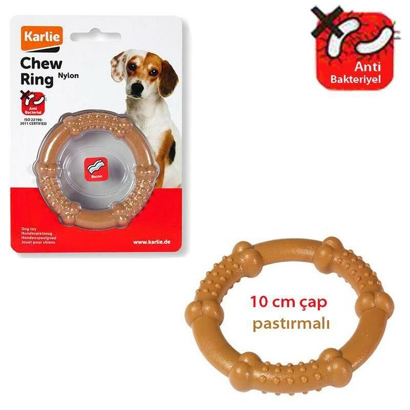 Karlie Köpekler İçin Pastırmalı Çiğneme Halkası 10 Cm