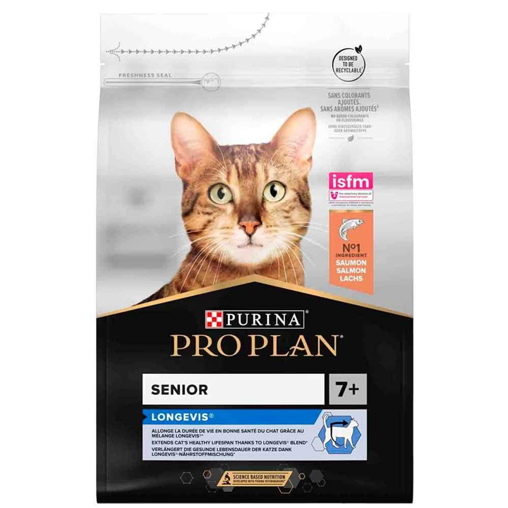 Pro Plan Senior +7 Somonlu Yaşlı Kedi Maması 3kg