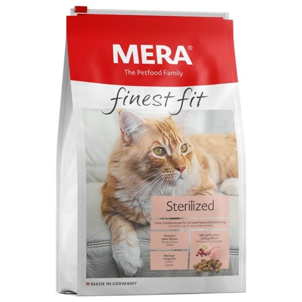 Mera Cat Finest Fit Sterilised Tavuklu Kısırlaştırılmış Kedi Maması 10KG