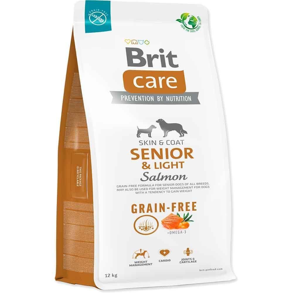 Brit Care Skin&Coat Somonlu Tahılsız Yaşlı Köpek Maması 12KG