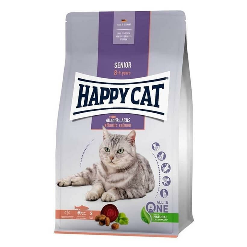 Happy Cat Senior Atlantic Lach Somonlu Yaşlı Kedi Maması 4KG