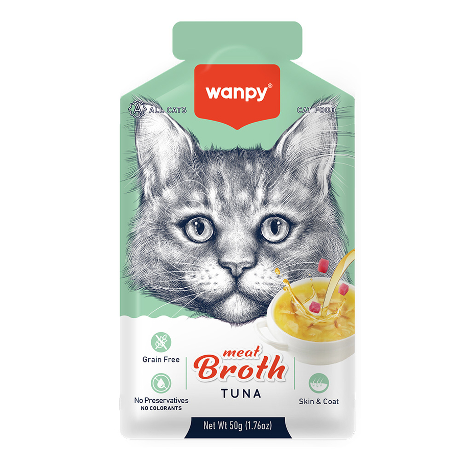 Wanpy Tahılsız Ton Balıklı Kedi Çorbası 50gr