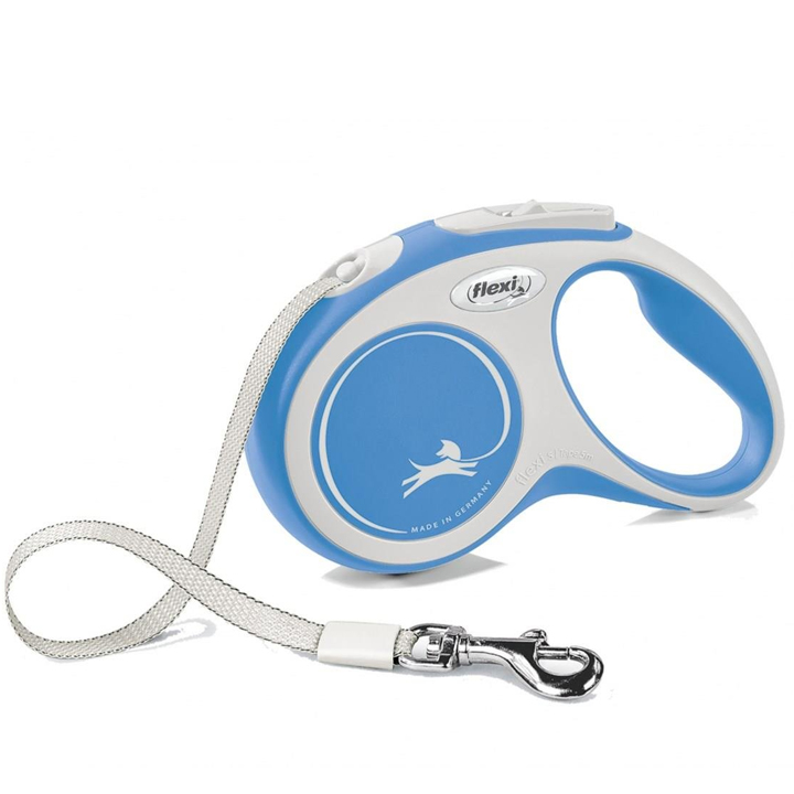 Flexi New Comfort Şerit Otomatik Gezdirme Tasması Mavi [Small] 5m