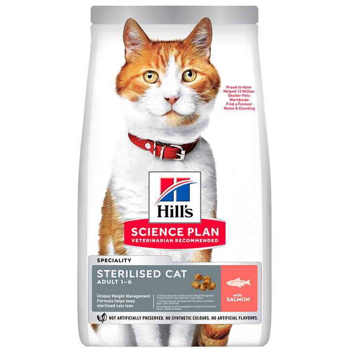 Hill's Science Plan Young Adult Somonlu Kısırlaştırılmış Kedi Maması 10KG