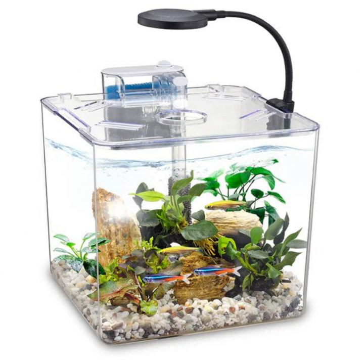 Nubios Küp Masasüstü Akvaryum Seti 13,5 litre