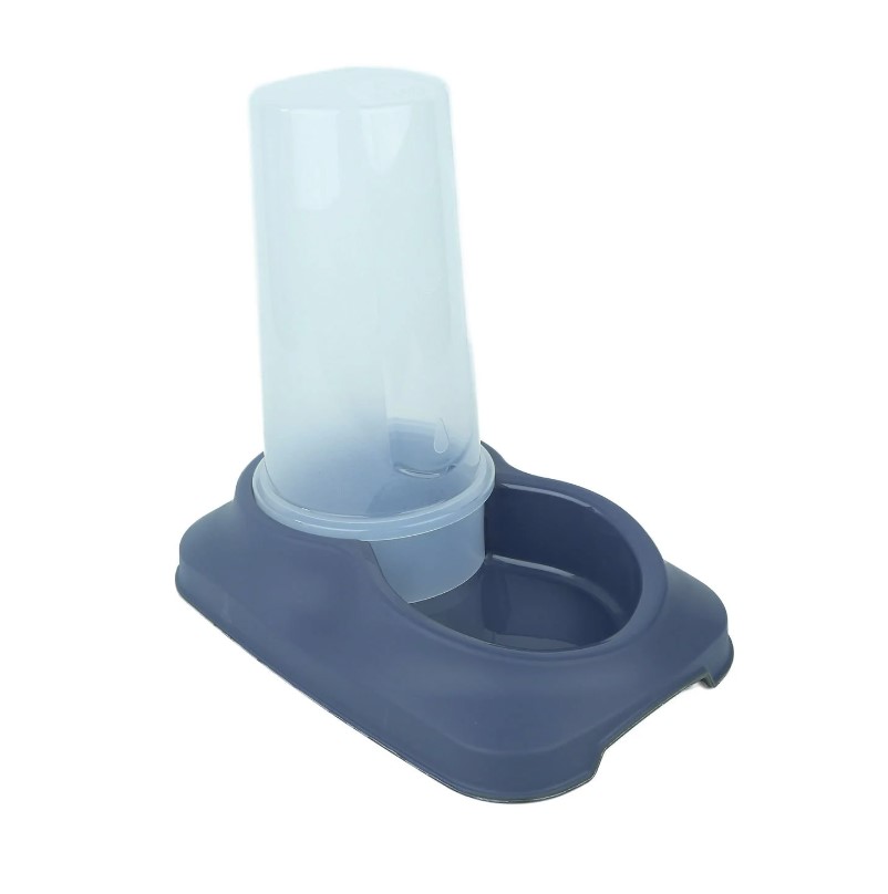 Plast Art Kedi ve Köpekler için Hazneli Mama ve Su Kabı 3.5 Lt Mavi