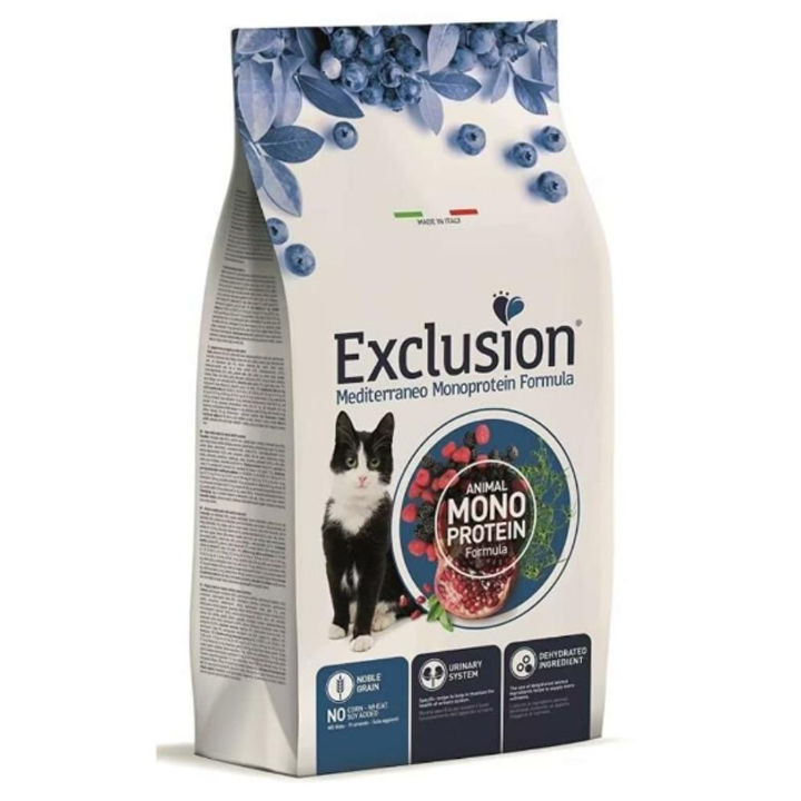 Exclusion Monoprotein Sığır Etli ve Narlı Düşük Tahıllı Kısırlaştırılmış Kedi Maması 12KG