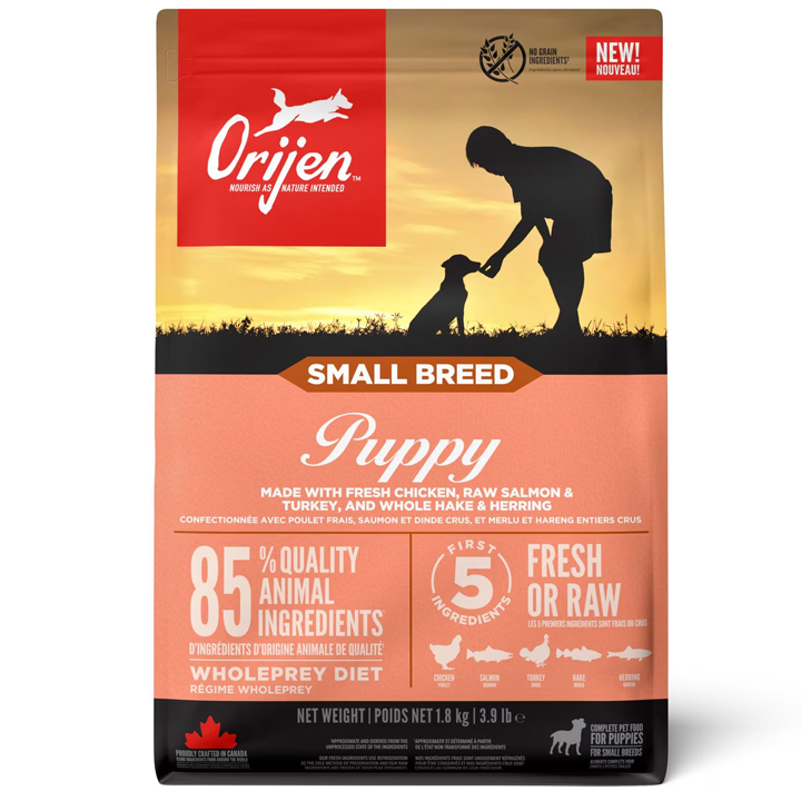 Orijen Small Breed Puppy - Tahılsız Küçük Irk Yavru Köpek Maması 1,8KG