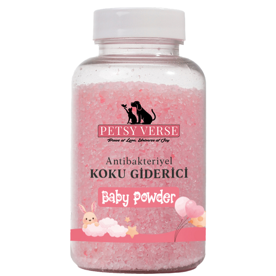 Animall Bebek Pudrası Kokulu Antibakteriyel Kedi Kumu Koku Giderici 400 Gr