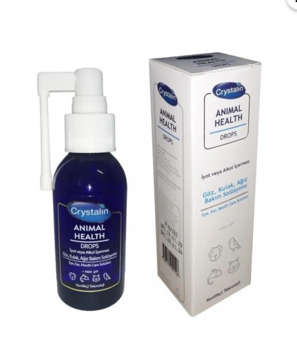 Crystalin Animal Health Göz Kulak Ağız Bakım Solüsyonu 100 ml