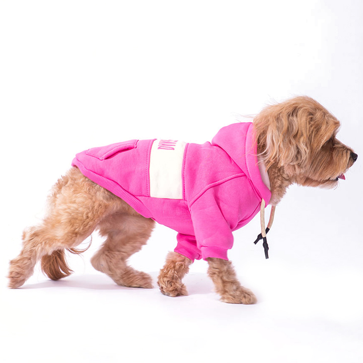 Pawstar Cute Hoodie Pembe Orta Irk Köpek Sweat 6,6-9KG [XL]