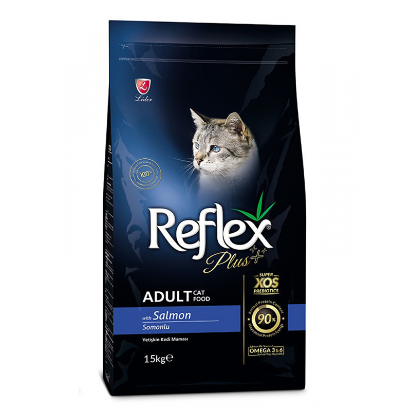Reflex Plus Somonlu Yetişkin Kedi Maması 15 kg