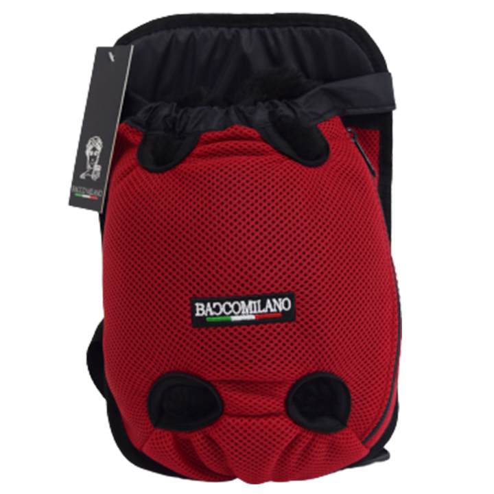 Bacco Milano Kedi ve Küçük Irk Köpek Ayaklı Ana Kucağı Model Kırmızı (En:21cm, Boy:32cm)
