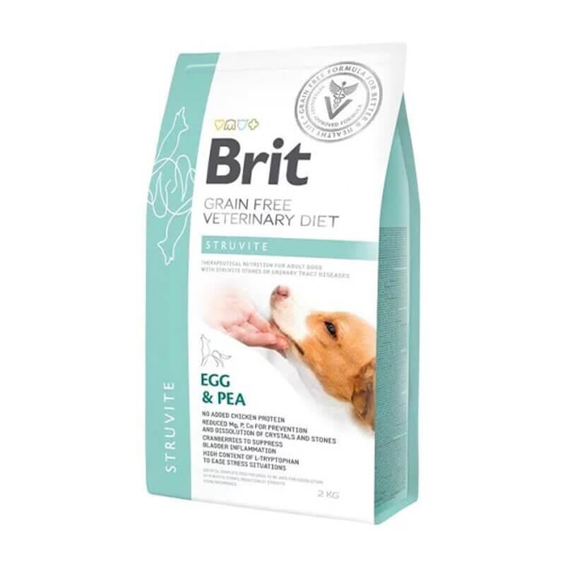 Brit Veterinary Diet STRUVITE Üriner Sistem Sağlığı İçin Tahılsız Köpek Maması 2KG