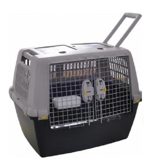 Stefanplast Gulliver Araba Arkasi Köpek Tasima Kafesi Siyah/Gri Köpek Tasima 80x58,5x62 Cm