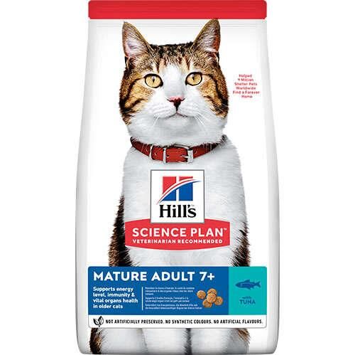 Hill's Science Plan Mature 7+ Ton Balıklı Yaşlı Kedi Maması 1,5KG