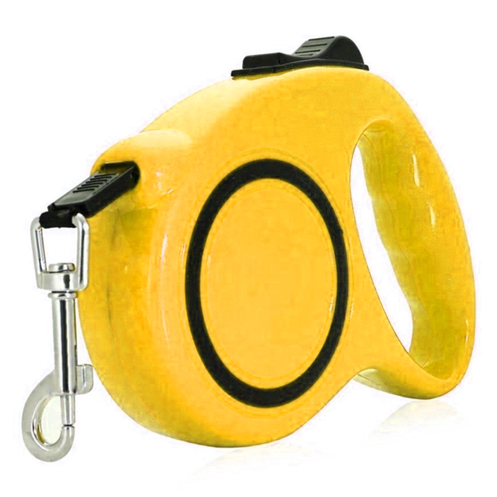 RS Otomatik Gezdirme Tasması 5 mt Sarı