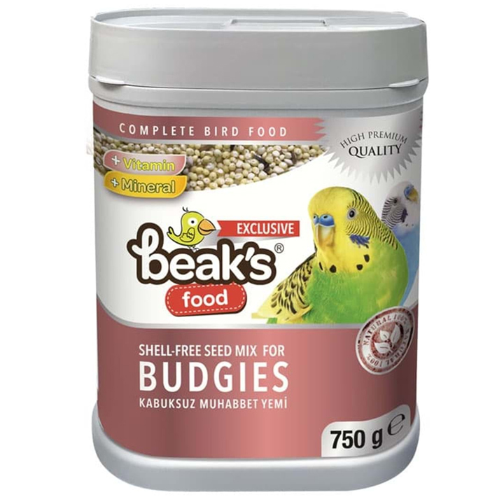 Beaks Kabuksuz Muhabbet Kuşu Yemi 750 gr
