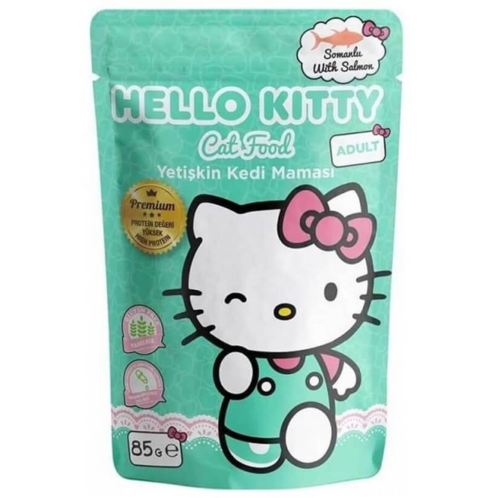Hello Kitty Tahılsız Somonlu Yetişkin Kedi Konservesi 85 gr