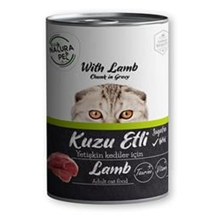 Eco Natura Pet Kuzu Etli Yetişkin Kedi Konservesi Gravy 400 Gr