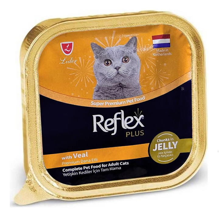 Reflex Plus Jöleli Dana Etli Kedi Konservesi 85 GR