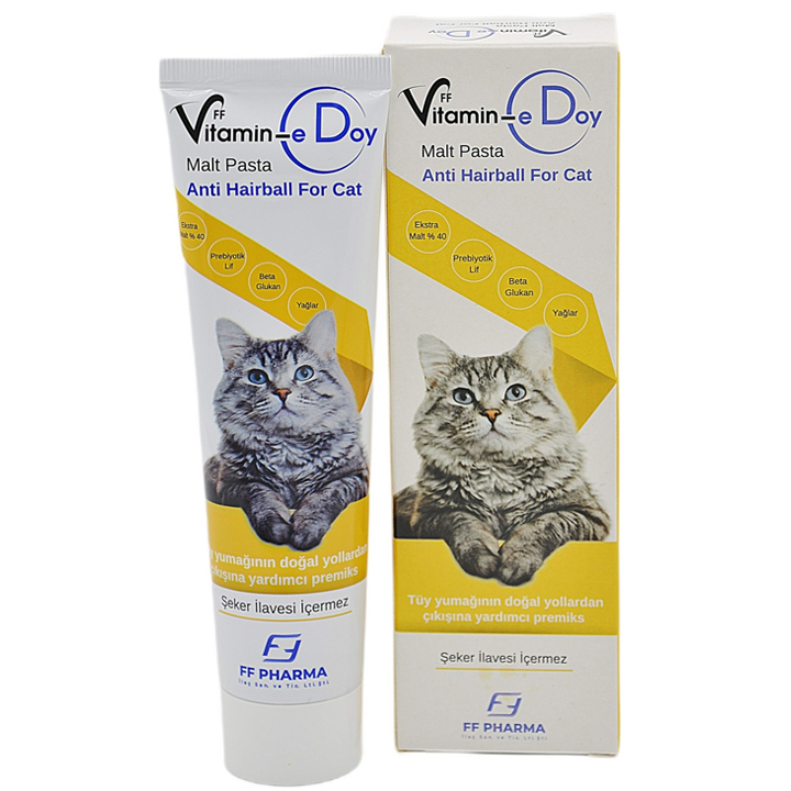 FF Pharma Vitamin-e Day Kedi Tüy Yumağı Önleyici Malt Macun 100gr