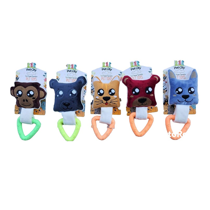 Pet City Hayvan Figürlü Sesli Peluş Köpek Oyuncağı