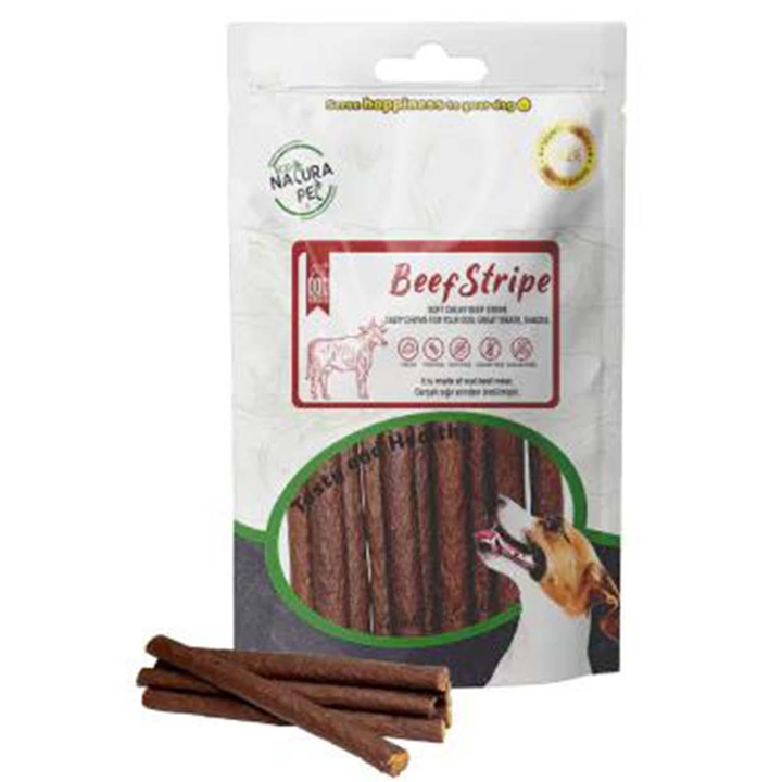 Eco Natura Pet Beef Strape Yumuşak Biftek Şeritleri Köpek Ödülü 100Gr