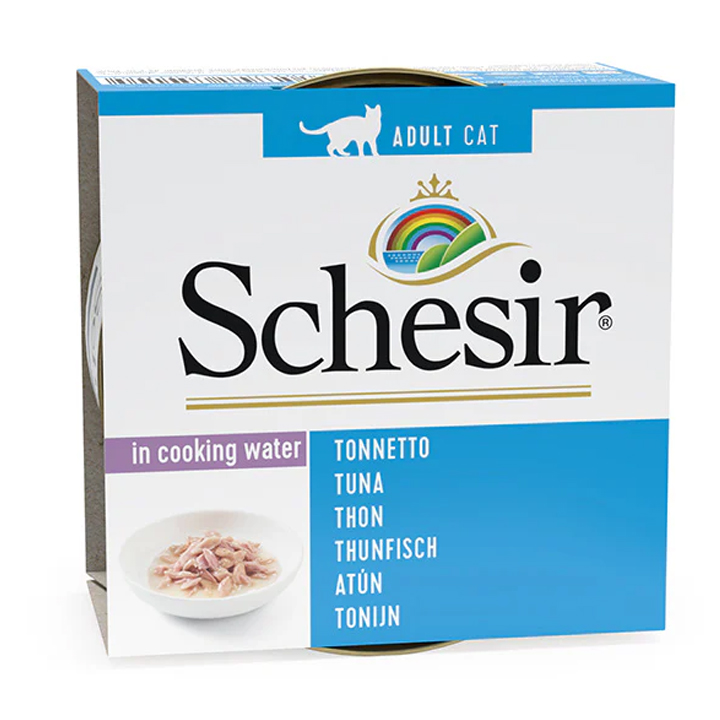 Schesir In Cooking Water - Ton Balıklı Yetişkin Kedi Konservesi 85gr