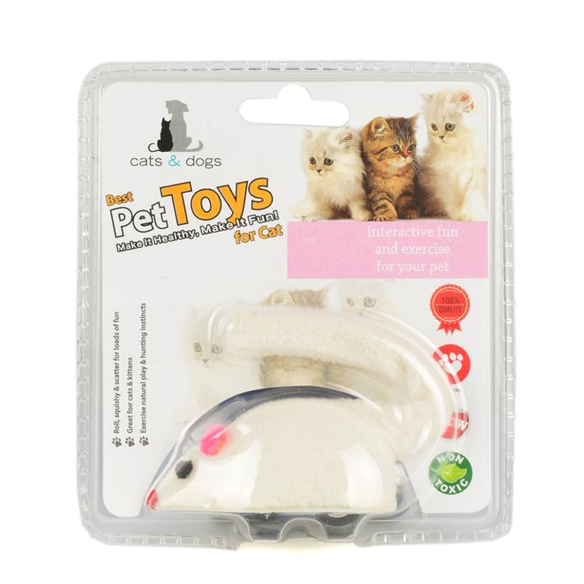 Pet Toys Kurmalı Fare Kedi Oyuncağı