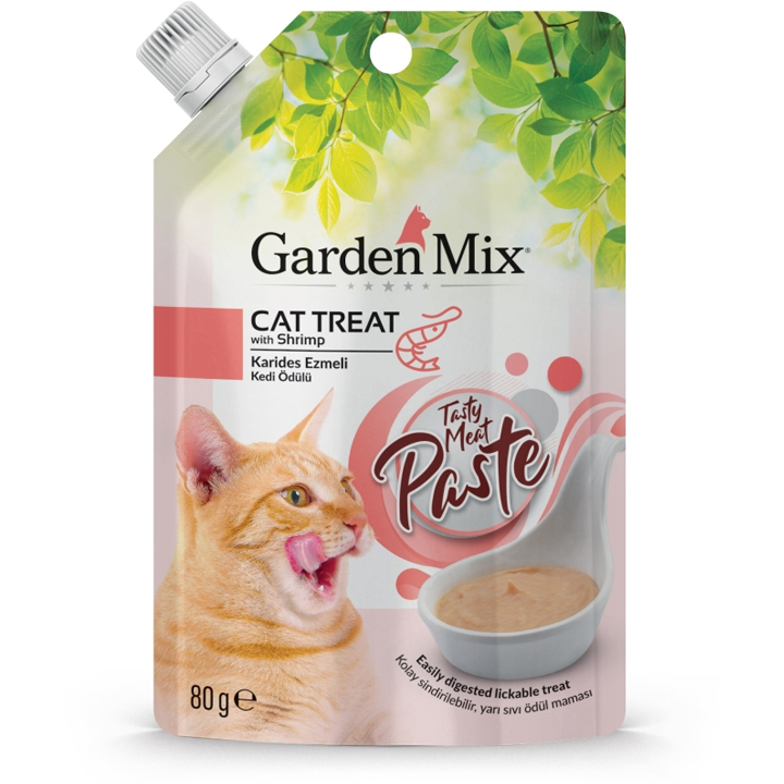 Gardenmix Tavuklu ve Karidesli Ezmeli Kedi Ödülü 80gr