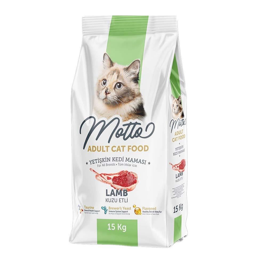 Motto Kuzu Etli Yetişkin Kedi Maması 15 Kg