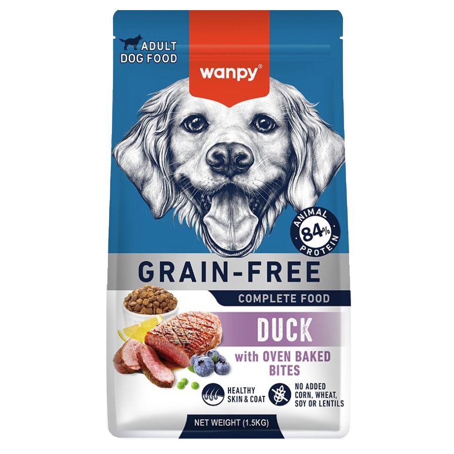 Wanpy Tahılsız Yetişkin Köpek Maması Ördekli 1.5 Kg 