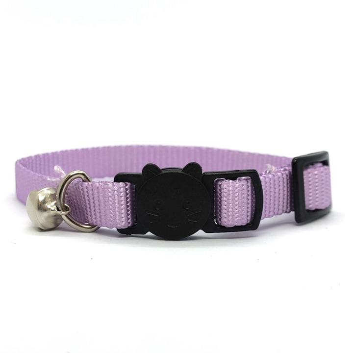LuckyPaw Çıngıraklı Kedi Boyun Tasması 1x30cm (Lila)
