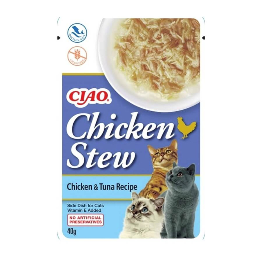 Ciao Chicken Stew Tavuk Güveç ve Ton Balıklı Pate 40gr