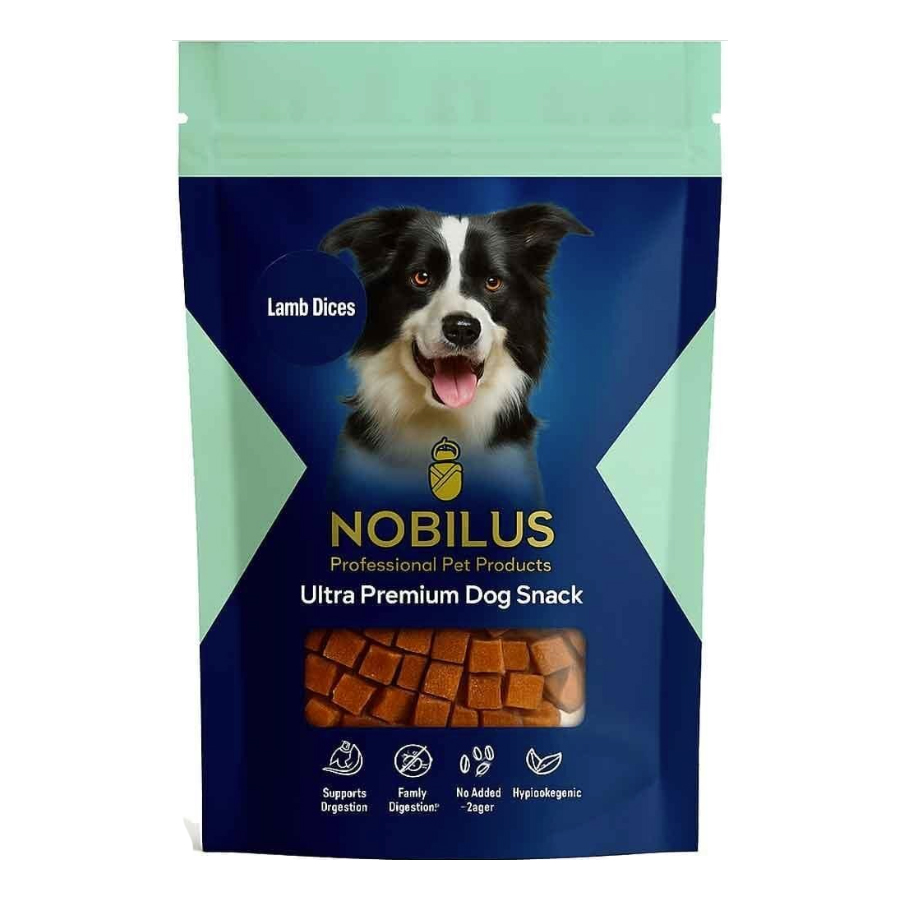 Nobilus Köpek Ödül Maması Kuzu Etli Küpler 80 Gr