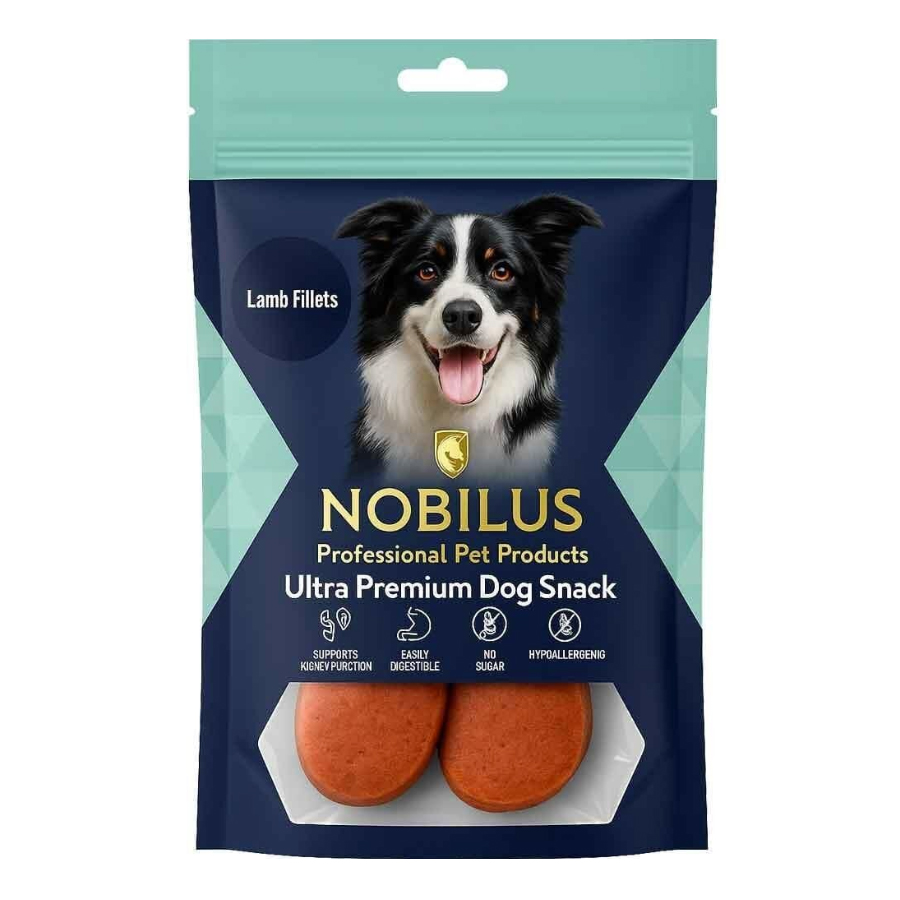 Nobilus Köpek Ödül Maması Kuzu Etli Dilimler 80 Gr