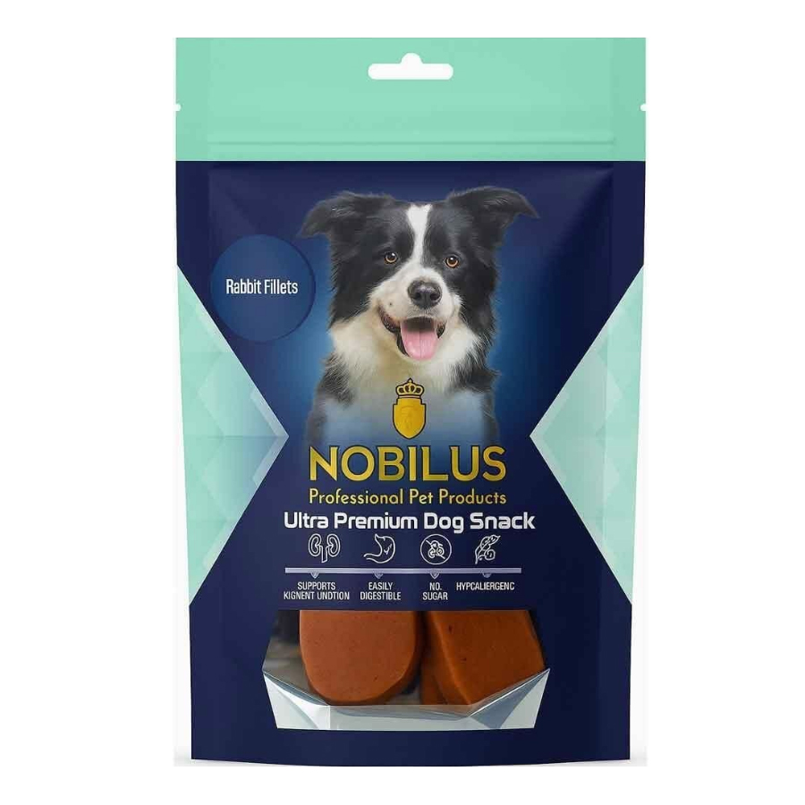 Nobilus Köpek Ödül Maması Tavşan Fileto 80 Gr