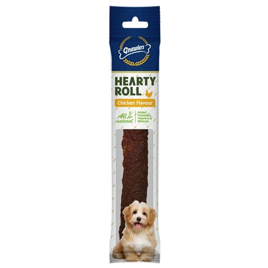 Gnawlers Hearty Roll Köpek Ödül Kemiği Tavuklu 90 Gr