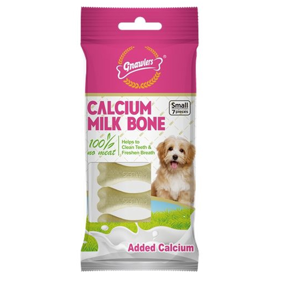 Gnawlers Köpek Ödülü Calcium Milk Bone 7'li Paket