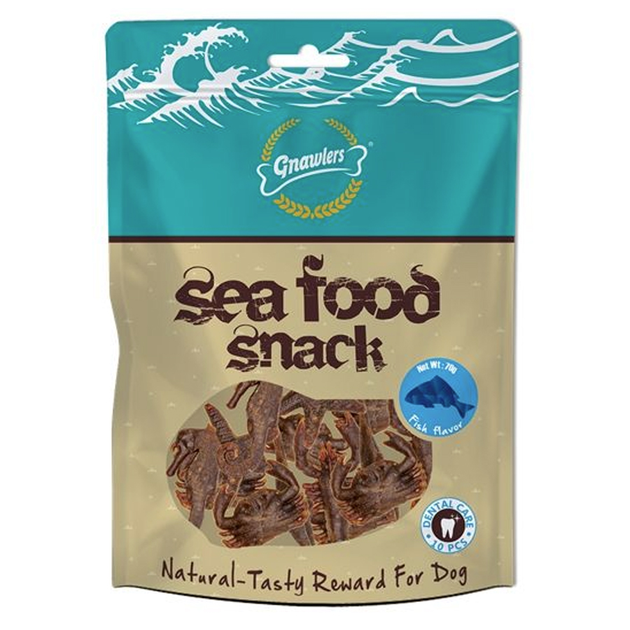 Gnawlers Köpek Ödülü Deniz Mahsullü ve Balıklı 70 Gr