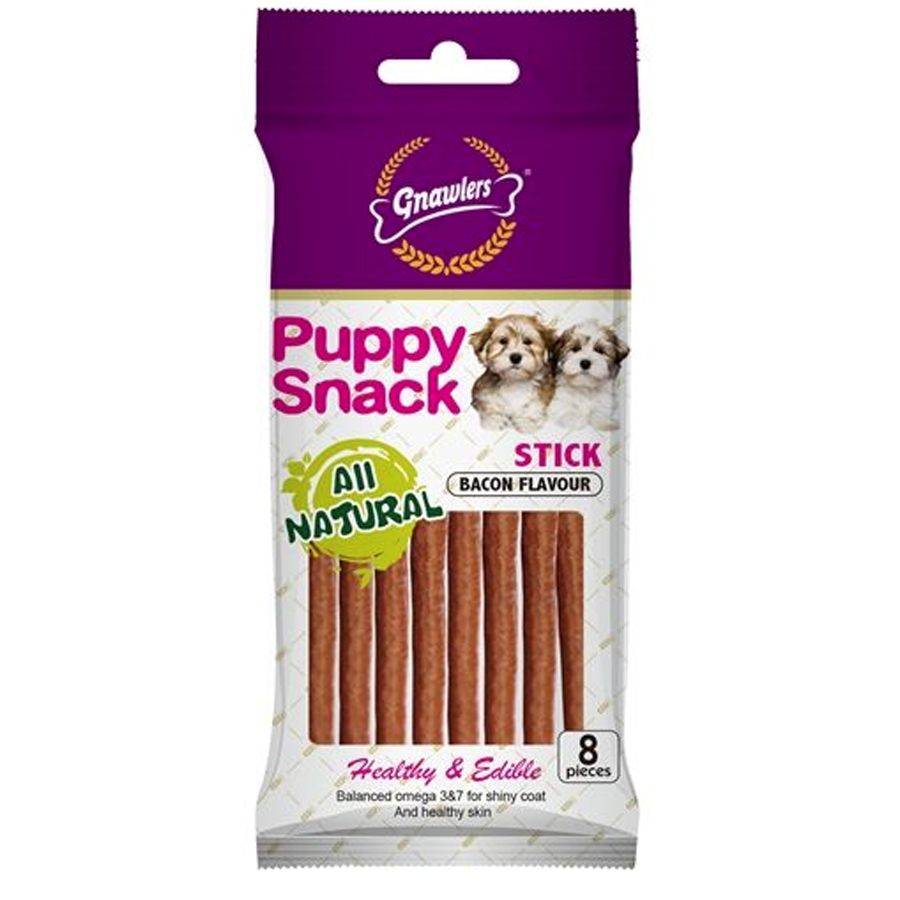 Gnawlers Stick Bacon Köpek Ödül Çubuğu 8'li Paket