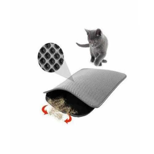 Pet Style Elekli Kedi Tuvaleti Paspası - Gri