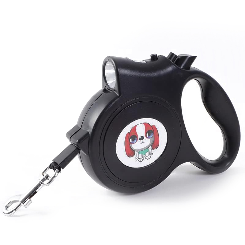 Fagor Işıklı Otomatik Uzatma Gezdirme Tasması 5mt (Karışık Renklerde)