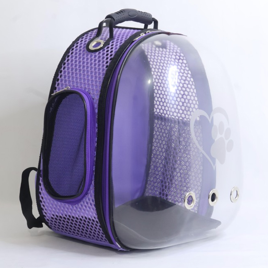 Migno Nexus Astronot Model Kedi Köpek Taşıma Çantası Mor (44x34x32 cm)