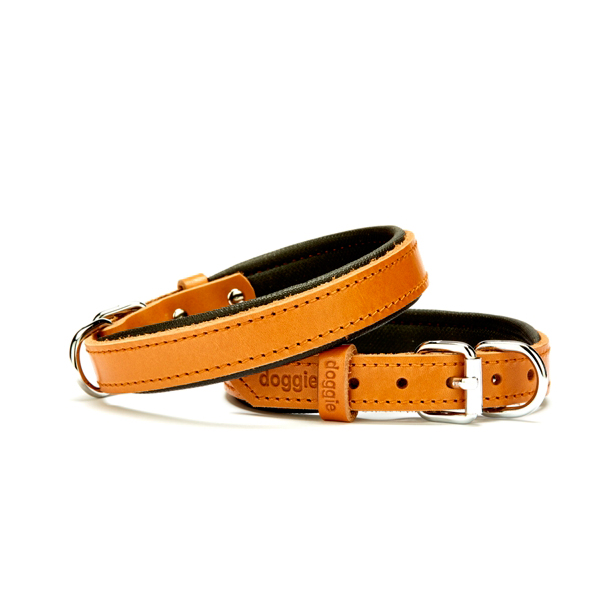 Doggie Yumuşak Dokulu Sade Köpek Boyun Tasması Kamel SBT-2010 M