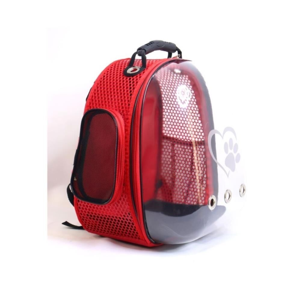 MİGNO Nexus Astronot Model Kedi Köpek Taşıma Çantası - Kırmızı